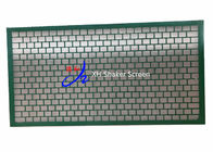 Plat Stainless Steel Vortex Shale Shaker Screen 1167 * 610 * 25mm Berwarna Hijau