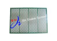 Warna Hijau 1250 * 850 mm Metal Screen Mesh Untuk Shale Shaker