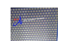 SS304 Blue Color DFE Oil Flat Shaker Screen untuk Linear Motion Shale Shaker