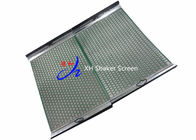 Layar Datar Hookstrip D 500 Series Shale Shaker Screen Dengan 2/3 Lapisan