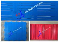 Polyurethane Shale Shaker Screen PU Vibrating Screen Untuk Peralatan Pertambangan