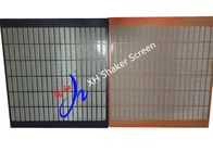 Compound Screen Mesh MD-3 Triple Deck Swaco Shaker Screens Untuk Pengeboran Minyak